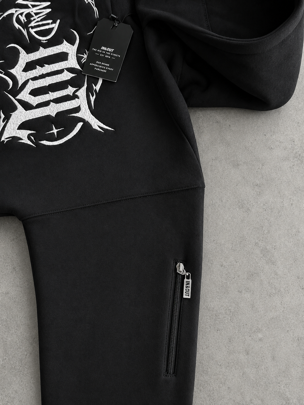 Black Barbwire Tracksuit
