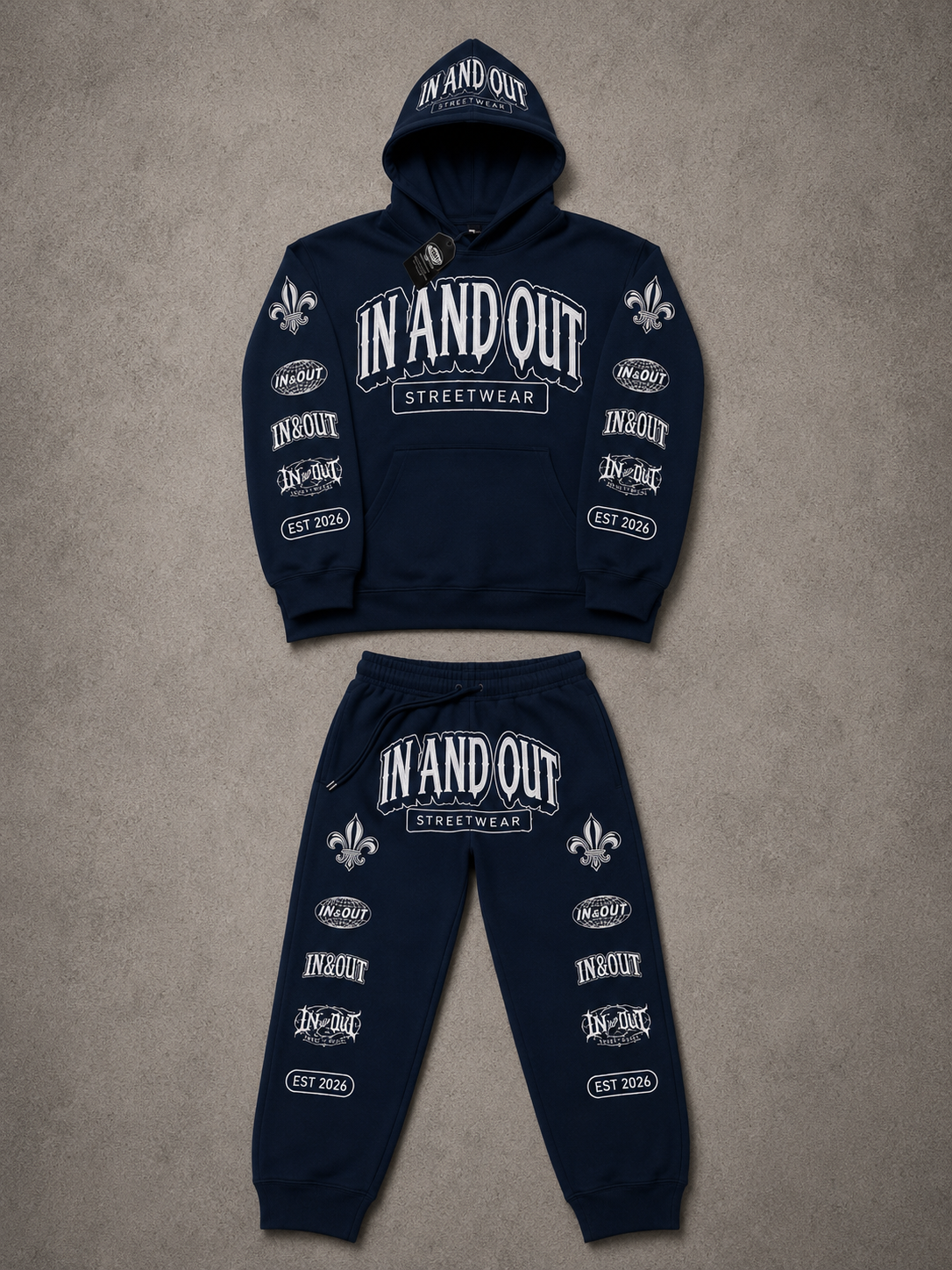 Navy Blue Tracksuit